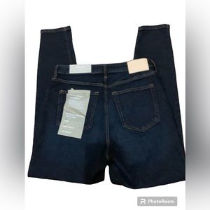 Everlane The Curvy High Rise Skinny Jean Dark Wash Size 29